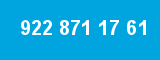 922 871 17 61 922 871 17 61